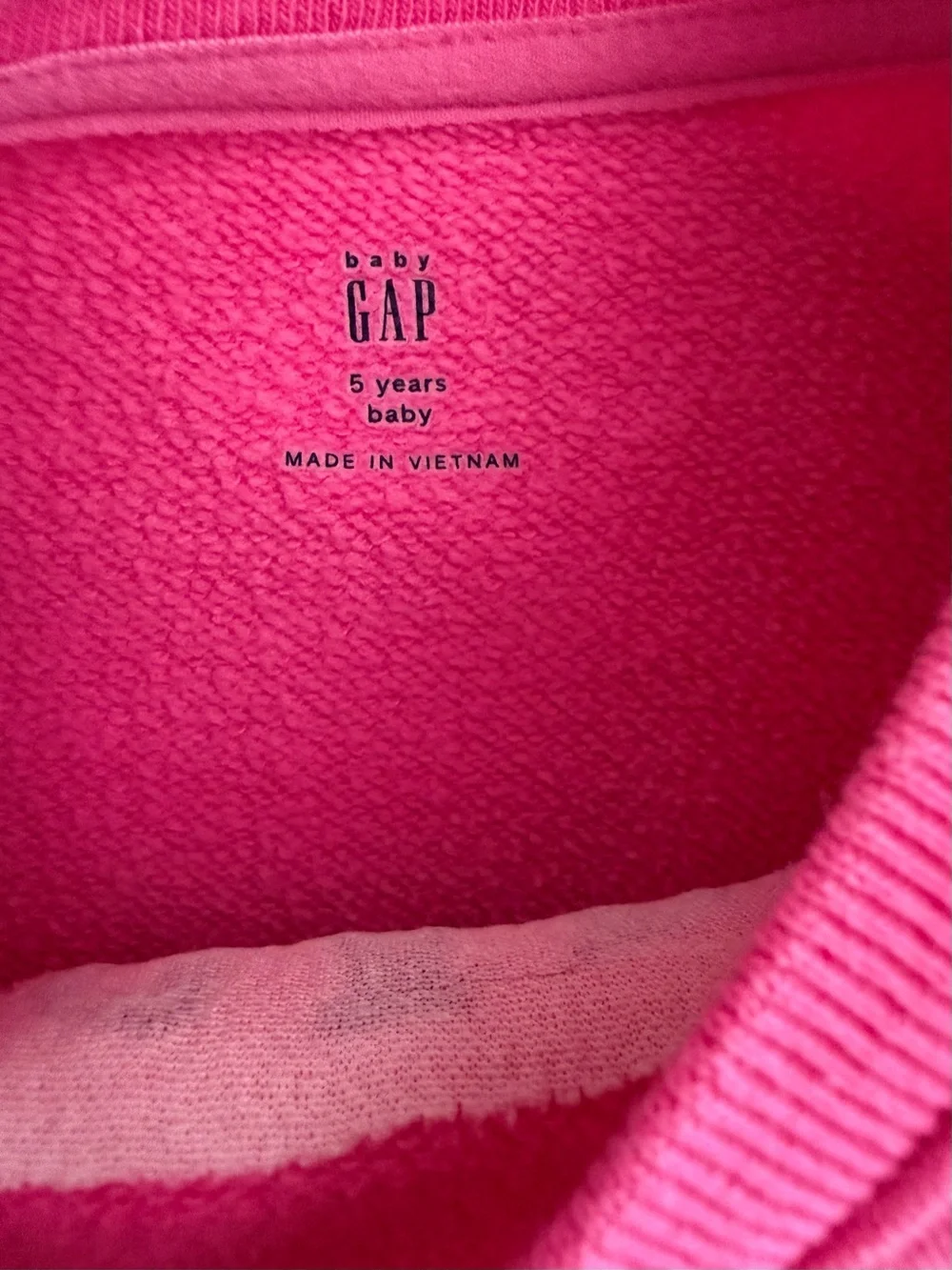 GAP Hot Pink Ruffle Sweatshirt and Joggers Set 5 year old Girl